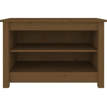 Botník Lavice s botníkem 813770 70 x 38 x 45,5 cm medově hnědá