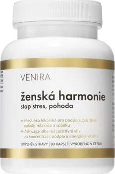 Přírodní produkt VENIRA Ženská harmonie stop stress, pohoda 80 cps.