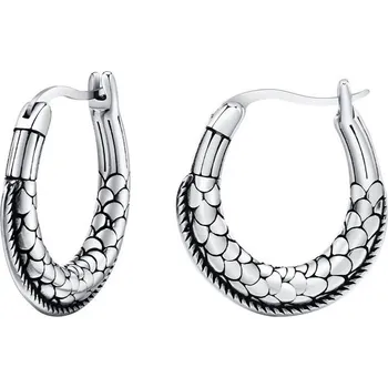 Náušnice Steel Edge Náušnice visací z chirurgické oceli WJHE1.1