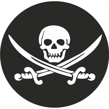 ON-DESIGN Potisk PIRÁT 2 Barva: bílá, Velikost motivu: A5