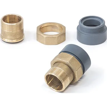 Filtrace vody MWG Sada mosazných přípojek 1 1/4" pro Autotrol včetně o-kroužků. 2ks.