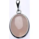 Stříbrný přívěsek, přírodní růženín, přívěšek s růženínem P 1493