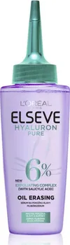 Vlasová regenerace L'Oréal Paris Elseve Hyaluron Pure Oil Erasing Scalp hloubkově čisticí sérum pro vlasovou pokožku 102 ml