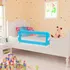 Dětská zábrana Dětská zábrana k postýlce 102 x 42 cm 2 ks, modrá