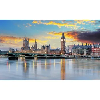 Plakát Plakát, Obraz - London at sunset, TomasSereda