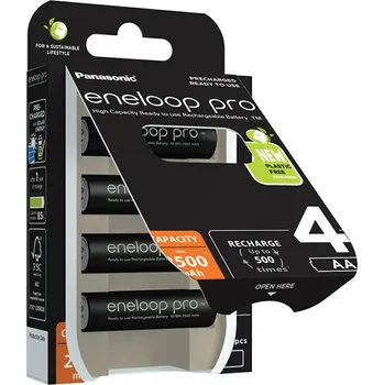 Článková baterie Panasonic Eneloop Pro AA NiMH 1,2V 2500mAh BL4