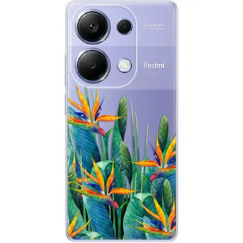 Pouzdro na mobilní telefon Odolné silikonové pouzdro iSaprio - Exotic Flowers - Xiaomi Redmi Note 13 Pro