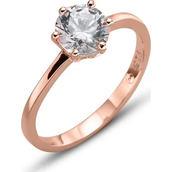Prsten Prsten s krystaly Swarovski Oliver Weber Brilliance l rosegold cry 55 mm