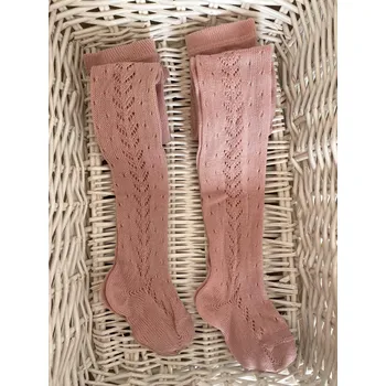 DĚTSKÉ PUNČOCHÁČE CONDOR S BOČNÍM HÁČKOVÁNÍM, OLD ROSE Velikost: 4 | výška 98-106 cm