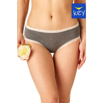 Dámské spodní prádlo DÁMSKÉ KALHOTKY LPC 217 B23 béžovo-šedá XXL