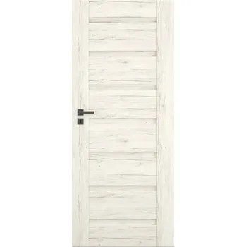 Interiérové dveře Interiérové dveře PRESTON 1 dub sněžný 80L plné