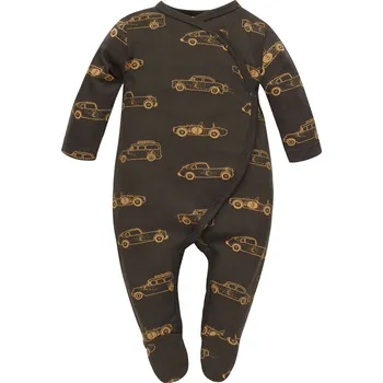 Kojenecký overall OVERAL PINOKIO ZAVINOVACÍ, GRAPHITE OLD CARS Velikost: 62