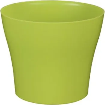 Květináč Plastkon Květináč dekorativní TULIPÁN pr.15 cm zelený