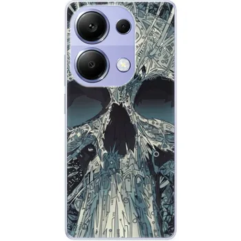 Pouzdro na mobilní telefon Odolné silikonové pouzdro iSaprio - Abstract Skull - Xiaomi Redmi Note 13 Pro