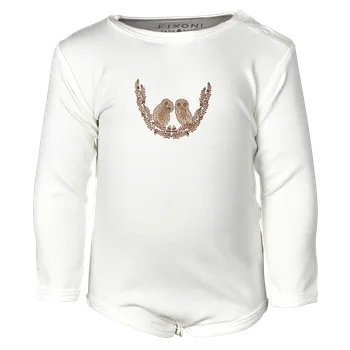 Kojenecký body BODY FIXONI KOJENECKÉ, SE SOVIČKAMI, BÍLÉ, BAVLNA Velikost: 50