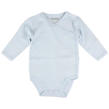 Kojenecký body BODY FIXONI ZAVINOVACÍ, JEDNOBAREVNÉ, MODRÉ, BAVLNA Velikost: 74