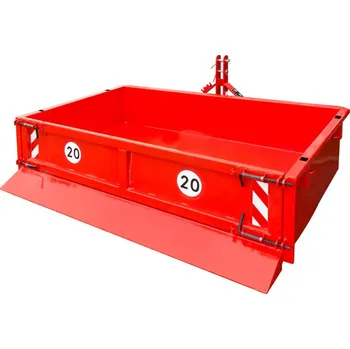 Zahradní traktor DEMA Zadní přepravní kontejner s hydraulikou 220x125x40 cm