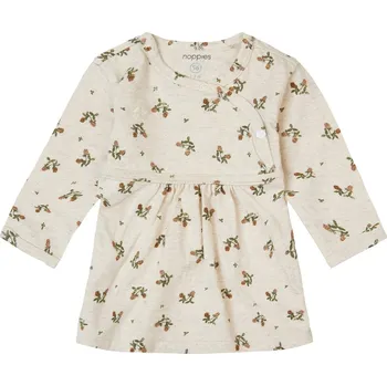 Kojenecké šaty ŠATY NOPPIES NORTON, KRÉMOVÉ Velikost: 68
