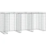 Gabionová stěna na popelnice…