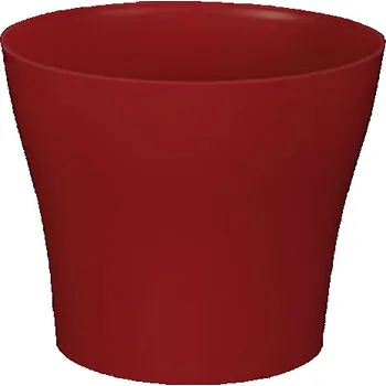 Květináč Plastkon Květináč dekorativní TULIPÁN pr.13 cm vínový