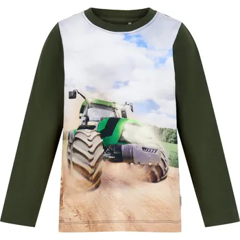 MINYMO TRIČKO MINYMO, S TRAKTOREM, ZELENÉ Velikost: 86