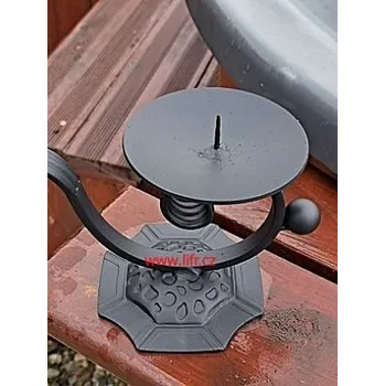 Svícen Kovový svícen Lampička velká svíčka 2