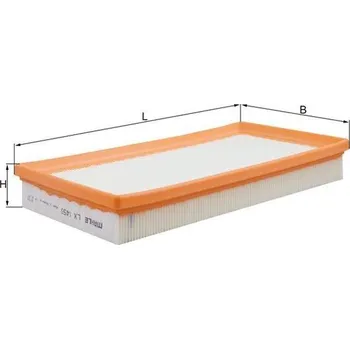 Vzduchový filtr Vzduchový filtr KNECHT LX 1455