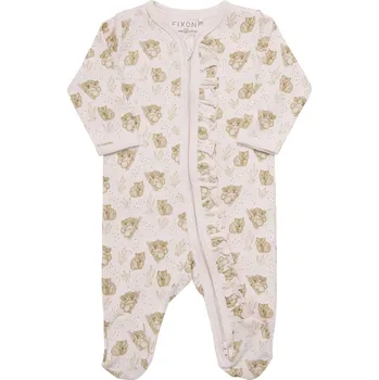 Kojenecký overall OVERAL FIXONI S ŤAPKAMI, SE ZVÍŘÁTKY, MAGANO CALCITE Velikost: 68