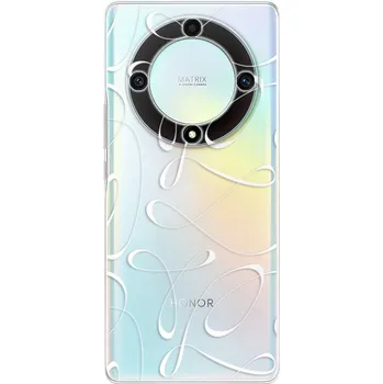 Pouzdro na mobilní telefon Odolné silikonové pouzdro iSaprio - Fancy - white - Honor Magic5 Lite 5G