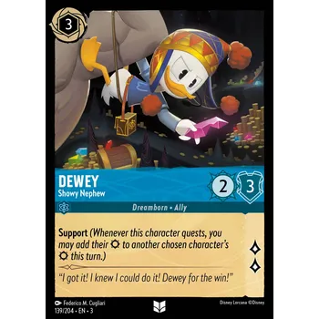 Sběratelská karetní hra Dewey 139/204 - Into the Inklands Typ karty: Standard