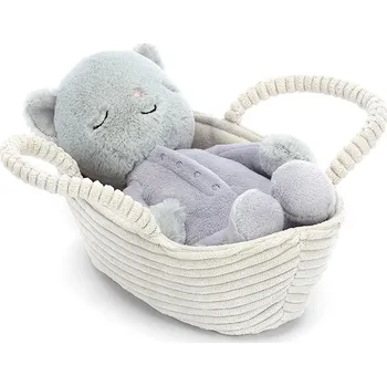 plyšák JELLYCAT PLYŠOVÉ KOTĚ V KOLÉBCE JELLYCAT, ROCK-A-BYE, 19 CM