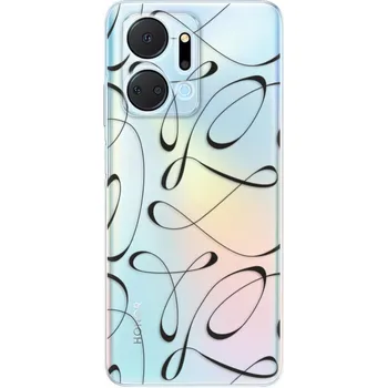 Pouzdro na mobilní telefon Odolné silikonové pouzdro iSaprio - Fancy - black - Honor X7a