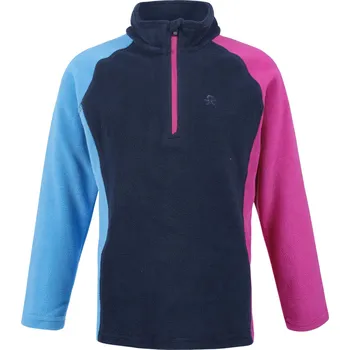 Chlapecká mikina COLOR KIDS DĚTSKÁ FLEECOVÁ MIKINA COLOR KIDS, COLORBLOCK FESTIVAL FUCHSIA Velikost: 92