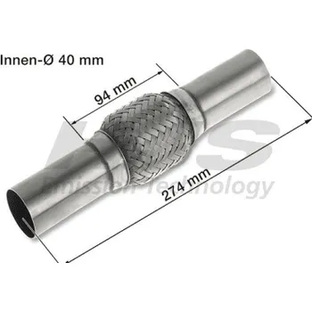 Autodíl Pružný díl výfuku HJS interFLEX connector 83 00 8526