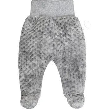 dívčí zimní kombinéza Polodupačky wellsoft minky Šedé Baby Service velikost 56