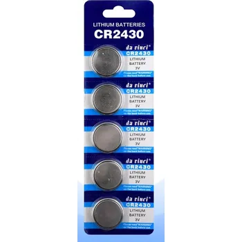 Článková baterie Knoflíkové baterie CR2430 DL2430 BR2430 KL2430 knoflíková lithiová baterie 3V CR 2430 pro hodinky, elektronické hračky, dálkové ovládání