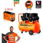 PANTERMAX®AirFlow® 56 SILENT SET1 bezolejový tichý kompresor + 5-dílná pneu sada