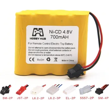 RC náhradní díl Akumulátor NiCd 4.8V 700mAh pro RC auticka bateriový pack