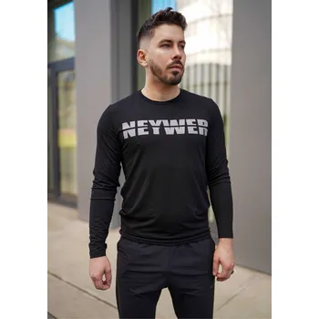 Pánské kalhoty NEYWER Pánské tričko s dlouhým rukávem černé VPT304 Velikost: XXL