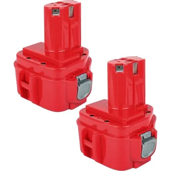 2ks Náhradní baterie Ni-MH 12V 4000mAh pro MAkita PA12 nářadí 1220 1222 1235 1233S 1233SB 1235A 6271D
