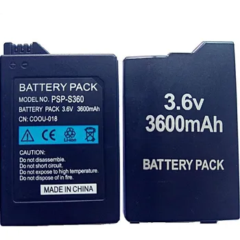 Gamepad Baterie pro přenosný ovladač Sony PSP2000 PSP3000 PSP 2000 PSP 3000 Gamepad PlayStation 3600mAh