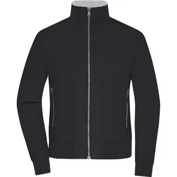 Dámská bunda James & Nicholson (Daiber) Dámská lehká oboustranná bunda JN1335 - Černá / stříbrná | M