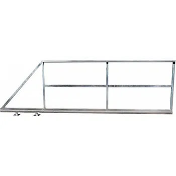 Pletivo Rám samonosné brány pro vlastní výplň; 3500mm; Zinek; Pravá Výška (mm): 1000