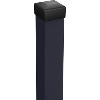 Příslušenství pro plot Dorazový sloupek 7x7x215cm; Antracit