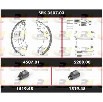 Brzdová čelist SUPERKIT - kompl.sada čelistí ROADHOUSE, SPK 3507.03