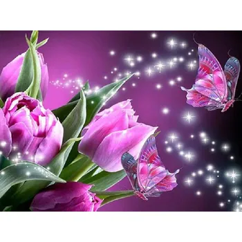 Mozaiková sada DIAMANTOVÁ MOZAIKA MOTÝL 01 - SLEVA -50%