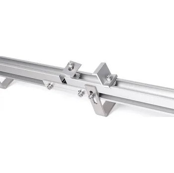 držák na solární panel Kompletní držák pro 2 panely na střechu s háčky 35 mm