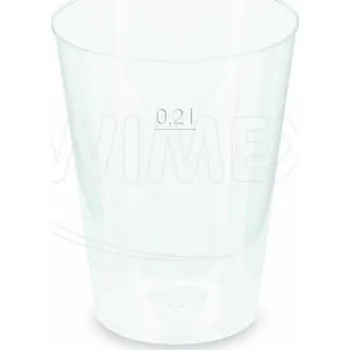 Jednorázové nádobí Kelímek vratný (PP) extra pevný 0,2 l [25 ks]