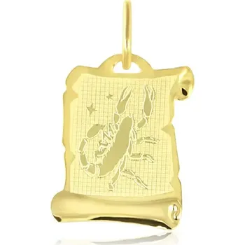 Přívěsek GEMMAX Zlatý přívěsek na pergamenu s gravírováním - znamení ŠTÍR 585/0,50gr GUPYN-58131 (GEMMAX Zlatý přívěsek na pergamenu s gravírováním - znamení ŠTÍR 585/0,50gr GUPYN-58131)