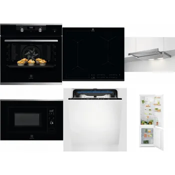 Set domácích spotřebičů ELECTROLUX KODEH70X + ELECTROLUX EIV634 + ELECTROLUX LFP326S + ELECTROLUX LMS2203EMX + ELECTROLUX EES48200L + ELECTROLUX LND5FE18S